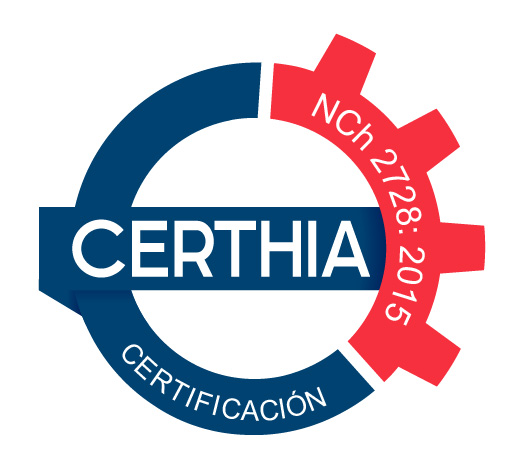 Sello de certificación NCh 2728:2015